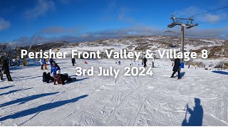 Village 8 Ski Run perisher 3rd July 2024 [upl. by Akkahs565]