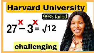 Harvard Entrance math question Can you pass Exponential math problem [upl. by Fonda]