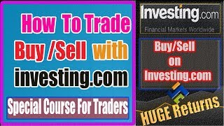 HOW To Trade or BuySell on investing Com Crypto Forex Stock amp CFDs Brokers 2019 [upl. by Leinahtam]