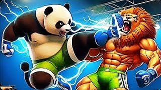 panda vs lion boxing action scene Match 🤣 cartoon cat cute trending shorts [upl. by Atidnan613]