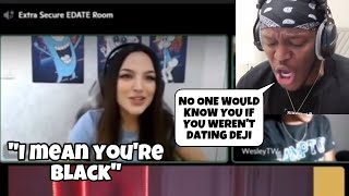 KSI Reacts to Deji’s ExGirlfriend Being Racist… [upl. by Dorena]