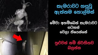 කැමරාවට හසුවූ හොල්මන් Part 19 Paranormal Activity kazzai holman Sinhala film review holman [upl. by Nomled]