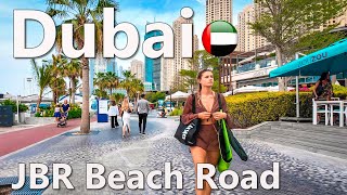 Dubai JBR Downtown Beautiful Day Walking Tour 4K🇦🇪 [upl. by Ennaej]