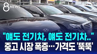 quot팔게요quot 공포 덮친 전기차 시장…quot아무도 안 사quot 가격도 뚝뚝  SBS 8뉴스 [upl. by Leizo70]