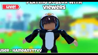 Roblox Bedwars live customs with viewers [upl. by Llenal]