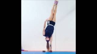 One arm handstand balance  Annalise Moore [upl. by Xila631]