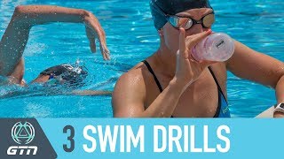 3 Swim Drills To Improve Your Front Crawl Technique  Swim Faster Freestyle In your Next Triathlon [upl. by Alusru]