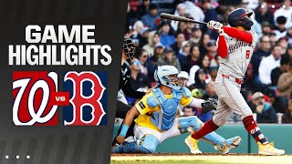 Nationals vs Red Sox Game Highlights 51124  MLB Highlights [upl. by Arline644]