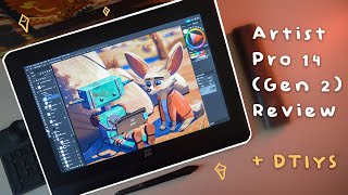 This screen feels too good 🤯 XP Pen Artist Pro 14 Review  DTYIS Contest [upl. by Artek23]