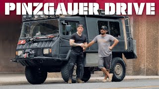 1972 Pinzgauer Military Truck  Quick Drive Review [upl. by Enaenaj]