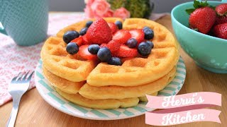 Receta Waffles  Waffles de colores  Ale Hervi [upl. by Geffner]