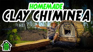 STAY HOME STACK DIRT  Making A Homemade CLAY Chiminea [upl. by Shaina]