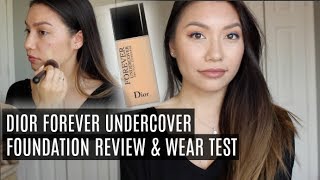 DIOR FOREVER UNDERCOVER FOUNDATION REVIEW  Oily AcneProne Skin [upl. by Ayat302]