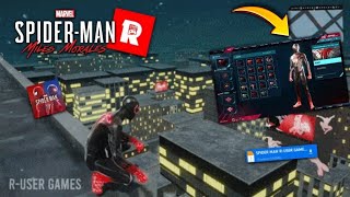 Spider Man Miles Morales NIGHT MODE Gameplay  By RUser Games  spider man miles morales android [upl. by Jelsma913]