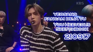 ATEEZ  Deja Vu You Heeyeols Sketchbook 210907 Yeosang Fancam [upl. by Stephanie]