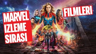 Marvel Filmleri Hangi Sırayla İzlenmeli Marvel Filmleri İzleme Sırası [upl. by Anaahs]