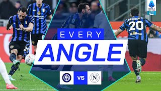 Calhanoglus Stunning Strike  Every Angle  Inter Napoli  Serie A 202425 [upl. by Di]