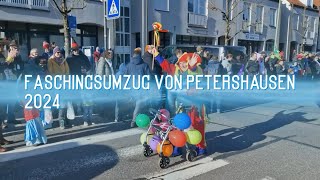 Faschingsumzug Petershausen 2024 [upl. by Heng835]