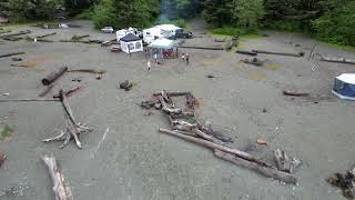 Pacheedaht Campground Port Renfrew BC [upl. by Lowis]