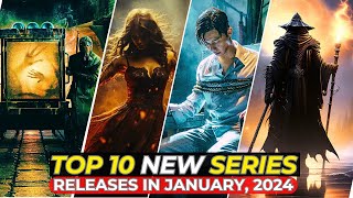 Top 10 New Series On Netflix Amazon Prime Apple TV  New TV Show Releases In January 2024 [upl. by Rosmunda]