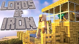 Iron Farm That ACTUALLY Works in Minecraft 1202 Block by Block Tutorial [upl. by Runkel]