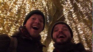 Christmas Time at Tivoli Gardens Theme Park  Copenhagen Denmark [upl. by Darda]