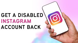 How To Get A Disabled Instagram Account Back 2024 [upl. by Ahsieket978]