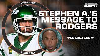 The Jets LOOK LOST  Stephen A tries to make sense of Aaron Rodgers STRUGGLES 🫣  First Take [upl. by Burrill299]