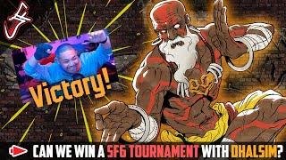 Can we win a Street Fighter 6 tournament with one of the worst characters in the game sf6dhalsim [upl. by Easlehc]