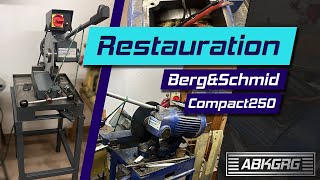 Restauration Berg und Schmid Metallkreissäge  Compact 250 400V Eisensäge [upl. by Giana314]