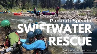 Packraft Swiftwater Rescue  APA Packrafting Round 2024 [upl. by Onibla457]