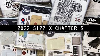 Tim Holtz Sizzix Chapter 3 2022 [upl. by Emmalee]