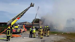 Großbrand Wohnhaus in Paderborn in Flammen [upl. by Anigal999]