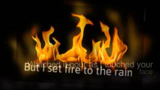 ADELE Set Fire To The Rain LYRICS HQ [upl. by Enail905]