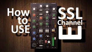 How to use Waves SSL EChannel Strip Plugin [upl. by Mckale]