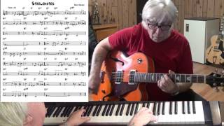 Stablemates  Jazz guitar amp piano cover  Benny Golson [upl. by Yhtommit]