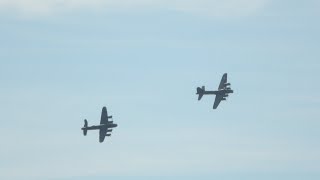 4K Bomber Formation at Duxford Battle of Britain airshow 2024 [upl. by Sugden]