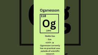 Oganesson  Elements series part118 🧪 science stem learning [upl. by Alamak]