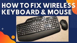 How To Fix Wireless Keyboard and Mouse not working Windows [upl. by Olleina]