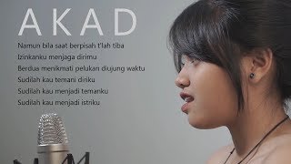 Akad  Payung Teduh cover Hanin Dhiya Lirik [upl. by Randolph]