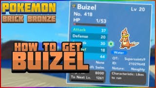 HOW TO GET BUIZEL Pokemon Brick Bronze 172 [upl. by Atrebor]