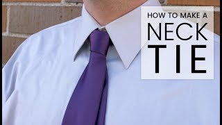 How to Make a Necktie [upl. by Assetniuq]