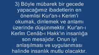 Mevlid Kandilinde Yapılması Gerekenler [upl. by Sone]