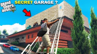 GTA 5  Franklin Found Top Secret Garage Near Franklins Garden in GTA 5 GTA 5 Mods [upl. by Carree]