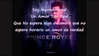 Prince Royce  Incondicional Lyrics [upl. by Amadas]