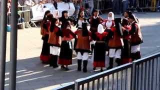 Nuoro  Sagra del Redentore 2013 sfilata dei Costumi Tradizionali Sardi [upl. by Oicirbaf93]