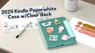 2024 Kindle PaperwhiteKindle Colorsoft Case with Clear amp Soft TPU Back  Slim Cute amp Durable [upl. by Anelim]