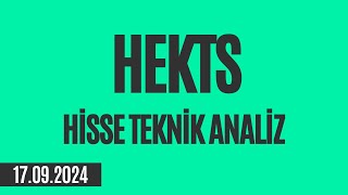 HEKTS Hisse Teknik Analiz 17092024 [upl. by Adnylam]