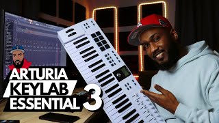 EL NUEVO ARTURIA KEYLAB ESSENTIAL 3 MIDI KEYBOARD REVIEW [upl. by Carilyn]