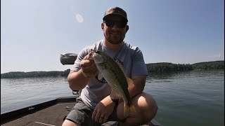 Shaky Head Bass on Lake Rhodhiss [upl. by Sahpec946]